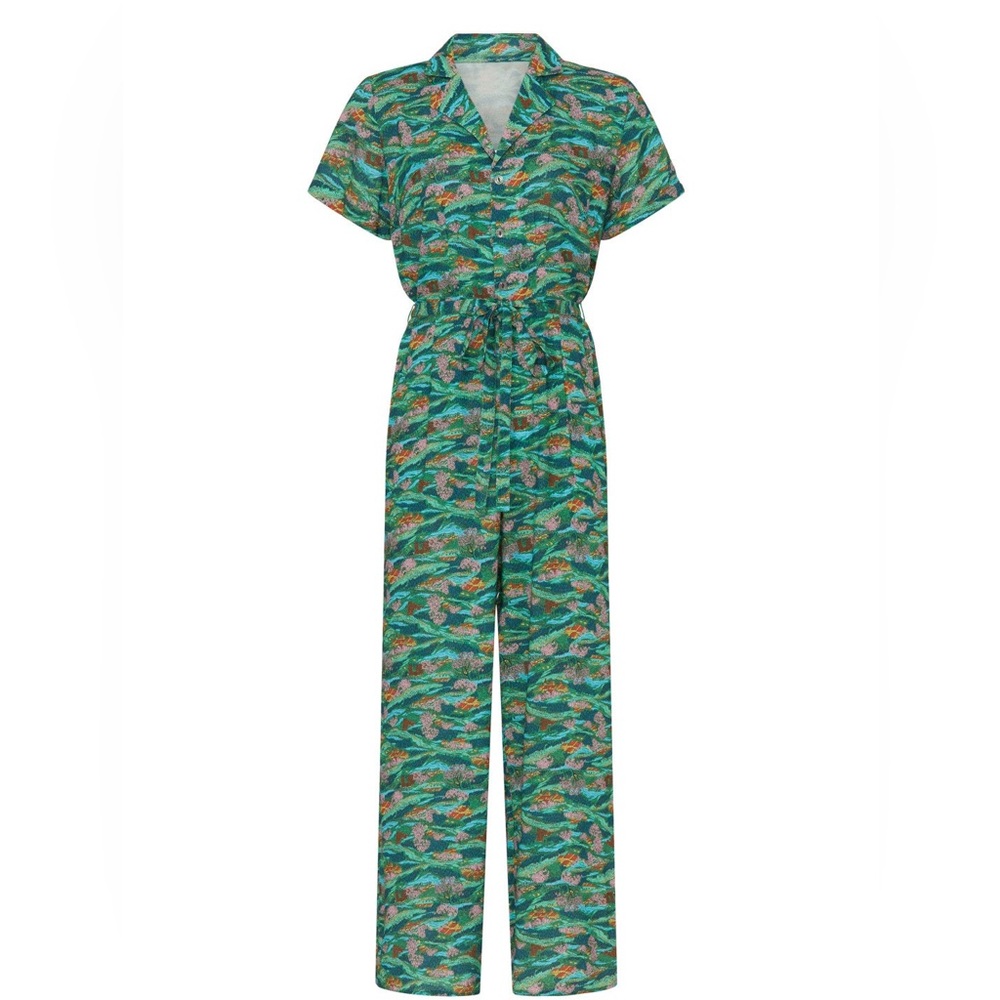 HVN Womens Multicolor Gia Jumpsuit RTR Rent the Runway  Size 4